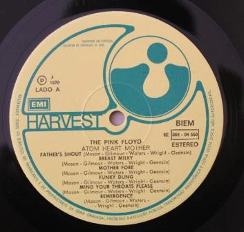 PINK FLOYD, Atom Heart Mother (Harvest; 8E072-04 550, Portugal 1970, Gatefold) LP VG+/VG+ - Image 3