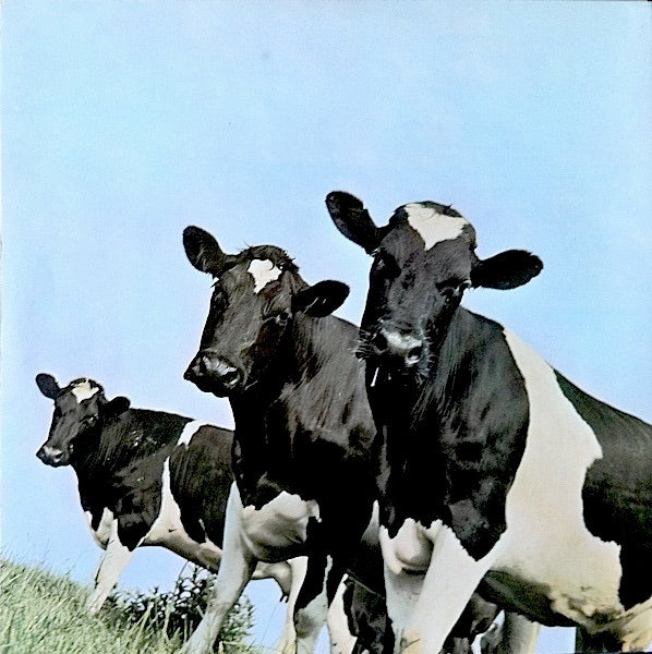 PINK FLOYD, Atom Heart Mother (Harvest Green, Gramophone Co On Rim, No EMI Box; SHVL781, UK 1970, Gatefold, Company Inner, First issue, first label, variant 2. A1-G, B1-G Matrix . World Copy LP VG/VG - Image 2