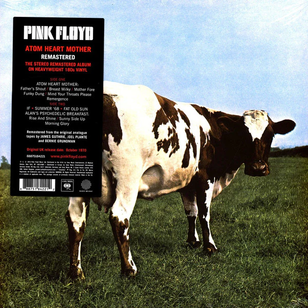 PINK FLOYD, Atom Heart Mother (Columbia; 88875184221, Worldwide 2025 Reissue, Gatefold, 180 Gram Vinyl) LP NEW/NEW