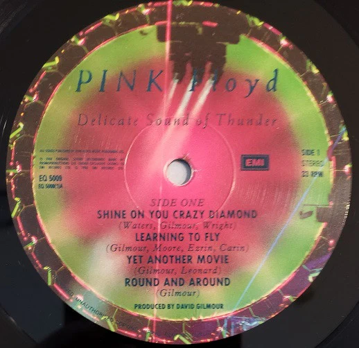 PINK FLOYD, Delicate Sound of Thunder (EMI; EQ5009, UK 1988, Gatefold, 2 Inners, Sonopress ) 2xLP G+/G - Image 3