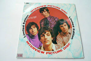 PINK FLOYD, Limited Edition Interview Picture Disc (Baktabak; BAK 2028, UK 1987, Die Cut Sleeve, Interview Picture disc) LP VG/VG+