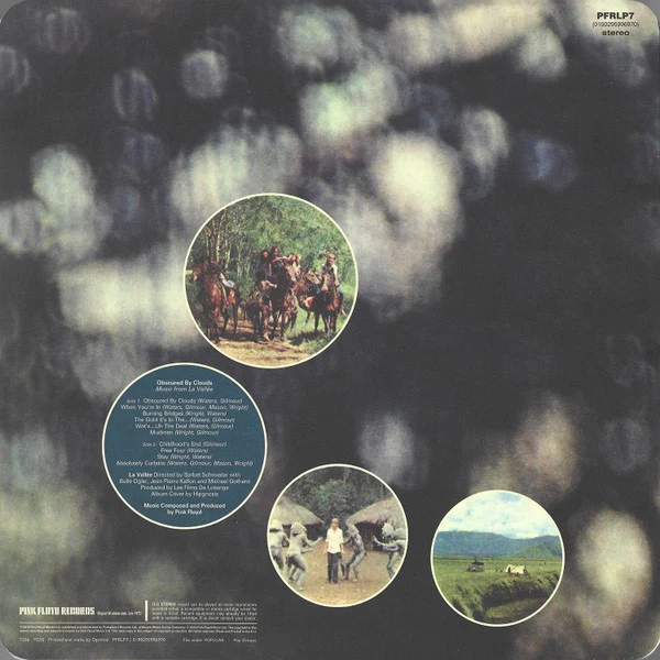 PINK FLOYD, Obscured By Clouds (Pink Floyd Records; PFRLP7, Worldwide 2016 Reissue, Textured Sleeve With Rounded Corners, 180 Gram Vinyl) LP VG/VG - Image 2
