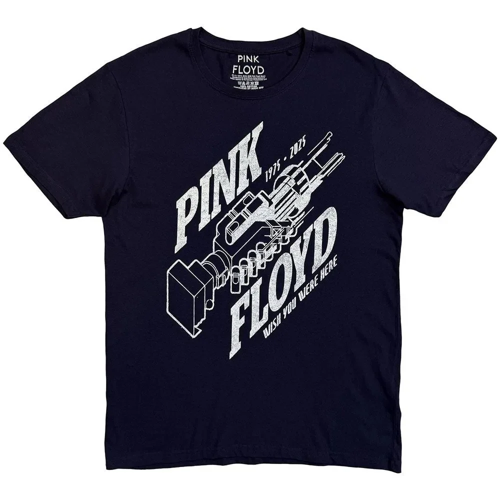 PINK FLOYD, Pink Floyd - Wish You Were Here - NAVY Robot T-shirt (XL) (; PFTEE205MN04, UK ) Accessories NEW/NEW