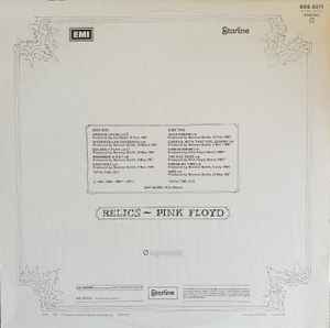 PINK FLOYD, Relics (Starline Blue Labels; SRS 5071, UK 1970s Reissue, Black And White Textured Sleeve, 3rd Issue. "Made In Great Britain" At 4 O'Clock On Rim Text), SALE - Up to 50% Off the  LP VG+/EX - Image 2