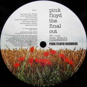 PINK FLOYD, The Final Cut (Pink Floyd Records; PFRLP12, Europe 2017 Reissue, Hype Stickered Gatefold Sleeve, 180 Gram Vinyl) LP VG+/EX - Image 3