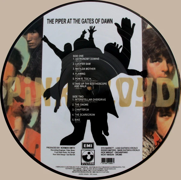 PINK FLOYD, The Piper At The Gates Of Dawn (Harvest; 7 031064 429201,  2006, Clear Plastic Sleeve, Picture Disc) LP /VG+ - Image 2