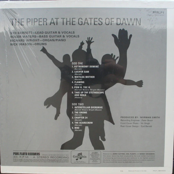 PINK FLOYD, The Piper At The Gates Of Dawn (Pink Floyd Records; PFRLP1, USA & Canada 2025 Reissue, 180 Gram Vinyl) LP NEW/NEW - Image 2