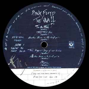 PINK FLOYD, The Wall (Harvest; SHDW411, UK 1980s Reissue, Non-Stickered Gatefold Sleeve, Inners With Rounded Corners , Second Sleeve, Inside gatefold: "Produced By (In Alphabetical Order)", 2xLP VG/VG - Image 3