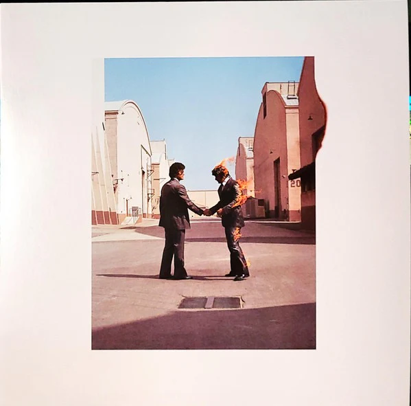 PINK FLOYD, Wish You Were Here (Pink Floyd Records; PFRLP9, Europe 2016 Reissue, NO Black Outer Sleeve, Inner With Cat Number, Postcard, 180 Gram Vinyl) LP VG+/VG+