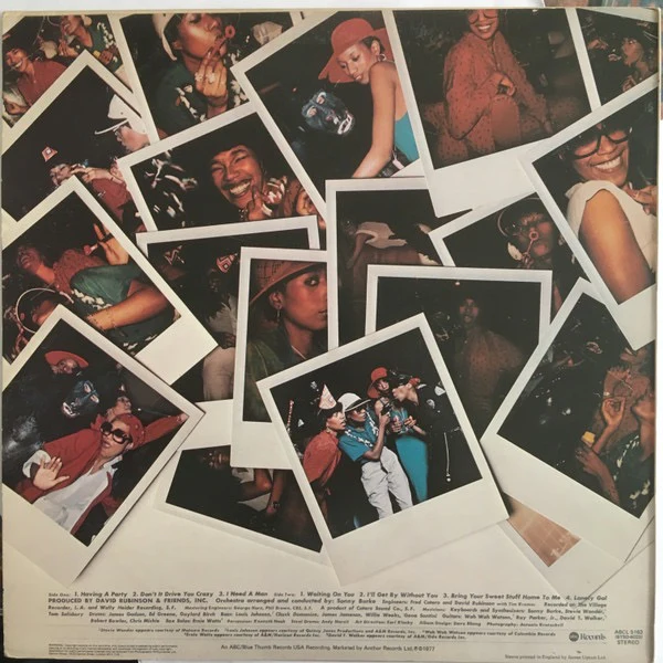 POINTER SISTERS, Having A Party (ABC Records ; ABCL 5163, UK 1977) LP VG+/VG - Image 2