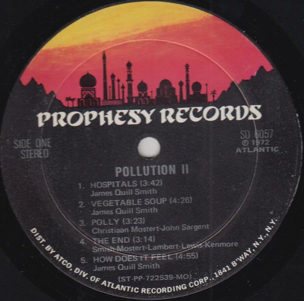 POLLUTION, Pollution II (Prophesy Records; SD 6057, US 1972, Company Inner, Monarch Pressing) LP VG/VG+ - Image 3