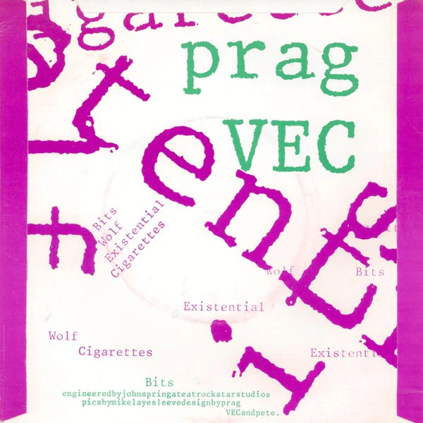 PRAG VEC, Bits (Spec; SP001, UK 1979, Picture Sleeve, Black Text On Labels, Anti-Slip Ring), SALE - Up to 50% Off the Original Price  7" EP EX/VG+ - Image 2
