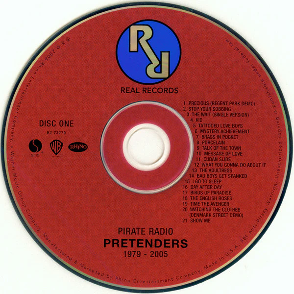 PRETENDERS*, Pirate Radio 1979 ~ 2005 (Real Records; R2 73270, US 2006) 4xCD VG+/VG+ - Image 3