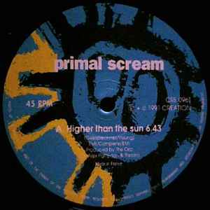 PRIMAL SCREAM, Higher Than The Sun (Creation; CRE096T, UK 1991, Picture Sleeve) 12" VG/VG+ - Image 3