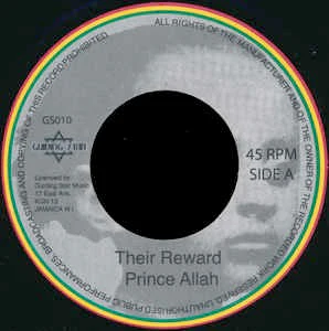 PRINCE ALLAH, Their Reward (Guiding Star; GS010, UK 2002 Reissue) 7" /G+