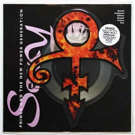 PRINCE AND THE NEW POWER GENERATION , Sexy MF (Paisley Park; W0123P, UK 1992, Shape, Picture Disc, Special Collector's Edition) 7" VG/VG