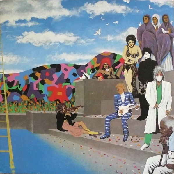 PRINCE AND THE REVOLUTION, Around The World In A Day (Paisley Park; 9 25286-1, US 1985, Gatefold, No Balloon Boy Sticker, With Flap) LP VG/VG