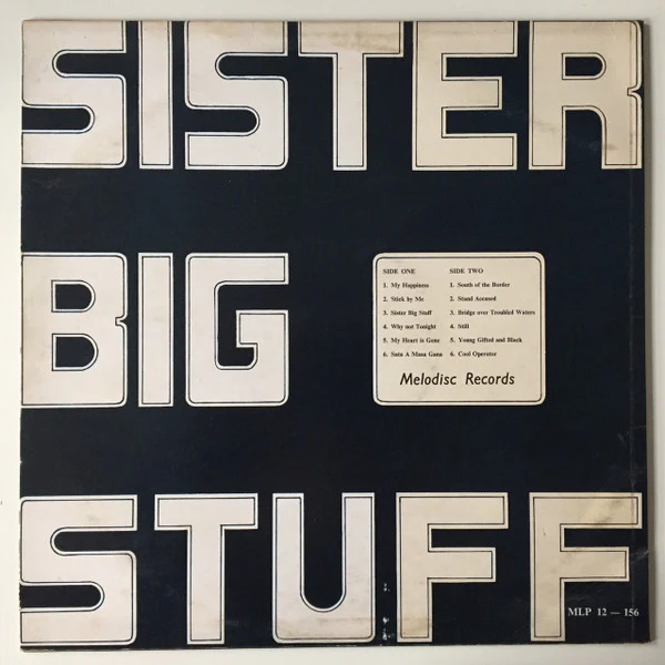 PRINCE BUSTER, Sister Big Stuff (Melodisc; MLP 12-156, UK 1972, Laminated Front Sleeve) LP VG+/VG+ - Image 2