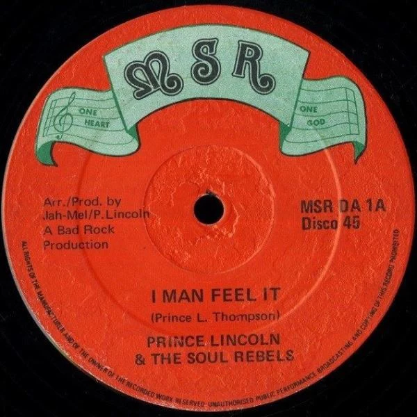 PRINCE LINCOLN & THE SOUL REBELS, I Man Feel It (MSR; MSR DA 1, UK 1970s, Plain Sleeve) 12" /VG
