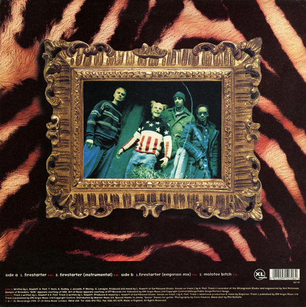 PRODIGY, Firestarter (XL; XLT70, UK 1996, Picture Sleeve) 12" VG+/VG - Image 2