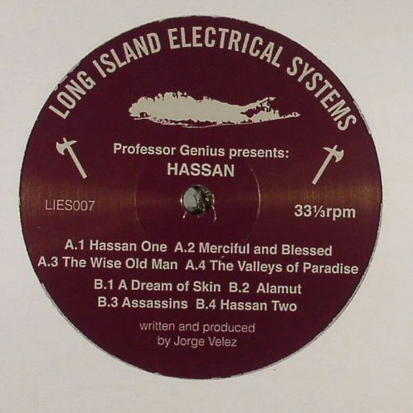 PROFESSOR GENIUS, Hassan (L.I.E.S (Long Island Electrical Systems); LIES007, US 2012, Plain Sleeve) 2x12" /VG