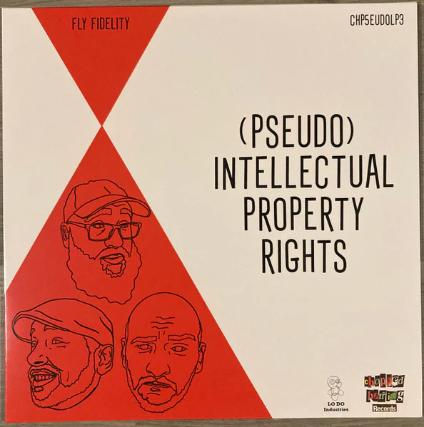 PSEUDO INTELLECTUALS, (Pseudo) Intellectual Property Rights (Chopped Herring Records; CHP5EUDOLP3, UK 2022) LP EX/EX