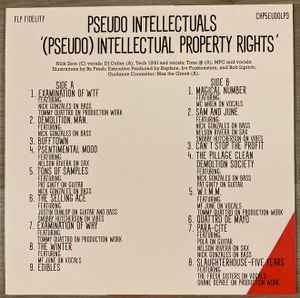 PSEUDO INTELLECTUALS, (Pseudo) Intellectual Property Rights (Chopped Herring Records; CHP5EUDOLP3, UK 2022) LP EX/EX - Image 2