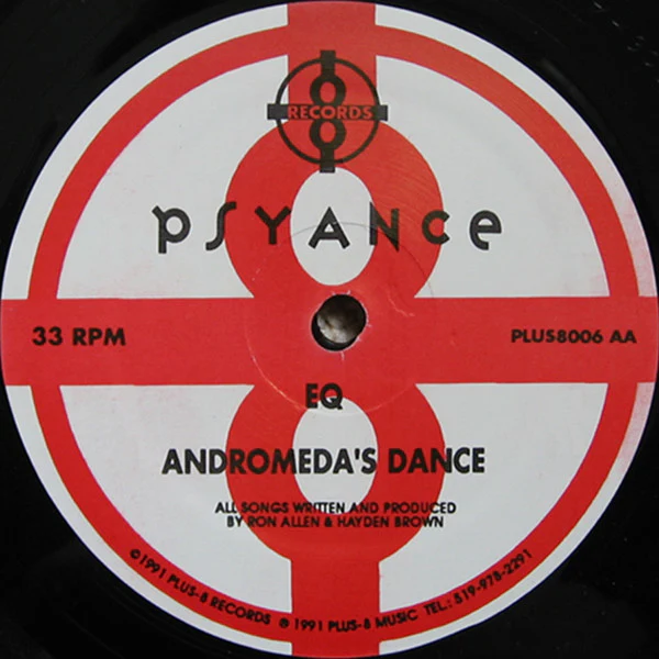 PSYANCE, Motion (Plus 8 Records; PLUS8006, Canada 1991, Company Sleeve, Stickered Sleeve) 12" VG/VG+ - Image 3