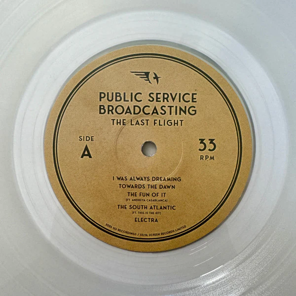 PUBLIC SERVICE BROADCASTING, The Last Flight (So Recordings; SOAKLPTC543, Europe 2024, Gatefold, Booklet, Clear Vinyl) LP NEW/NEW - Image 3