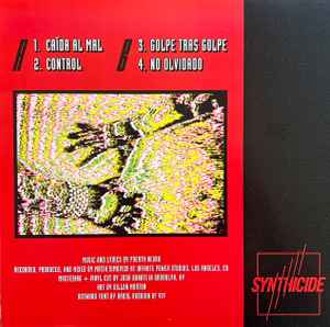 PUERTA NEGRA, Playa Sola (Synthicide; Syn013, US 2023, Insert) 12" EP VG/VG+ - Image 2