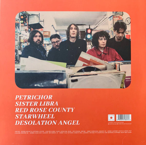 PURPLE HEART PARADE, Desolation Angel (Club AC30; AC3016074, UK 2020, Picture Sleeve, Orange/Purple Vinyl) 12" VG+/VG - Image 2