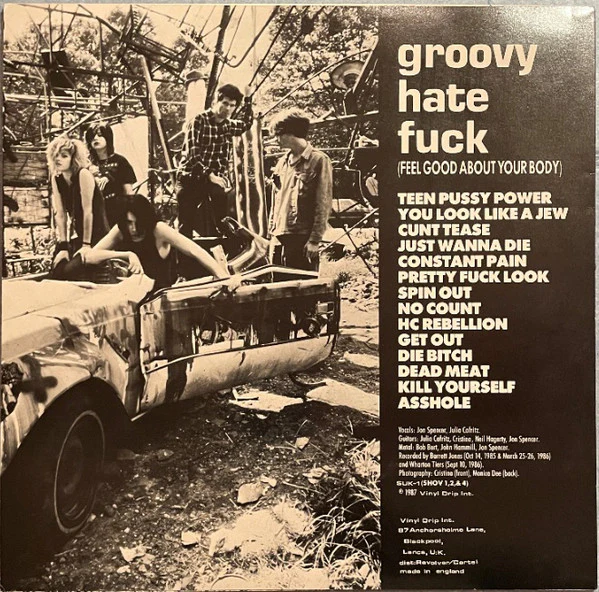 PUSSY GALORE, Groovy Hate Fuck (Vinyl Drip International; SUK1, UK 1987), SALE - Up to 50% Off the Original Price LP VG+/EX - Image 2