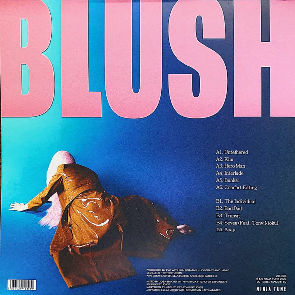 PVA, Blush (Ninja Tune; ZEN286N, UK 2022, Gatefold, 140 Gram Blue Vinyl) LP EX/EX - Image 2