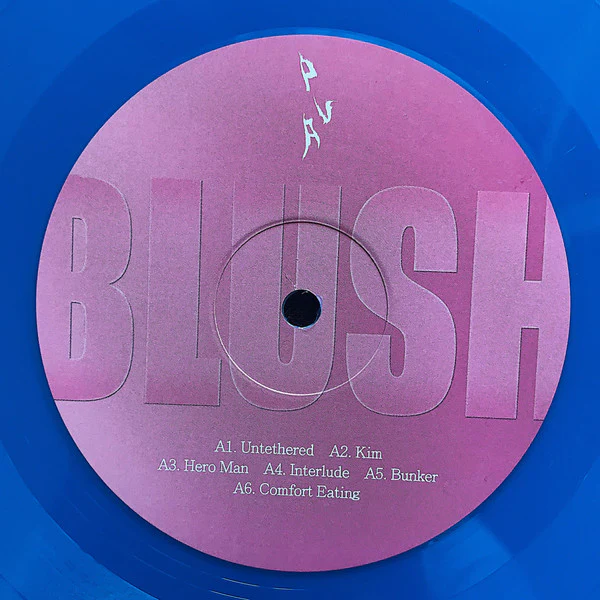 PVA, Blush (Ninja Tune; ZEN286N, UK 2022, Gatefold, 140 Gram Blue Vinyl) LP EX/EX - Image 3