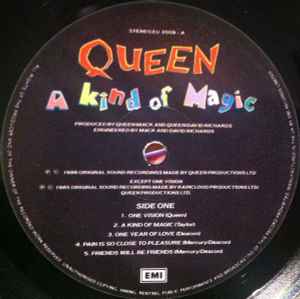 QUEEN, A Kind of Magic (EMI; EU 3509, UK 1986, Gatefold, Inner) LP VG/VG - Image 3