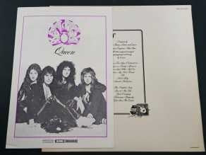 QUEEN, A Night At The Opera (EMI B.Feldman Credit; EMCJ(D) 5059, South Africa 1975, Laminated Gatefold Sleeve, Inner, With Original Promo Insert) LP VG+/VG - Image 2
