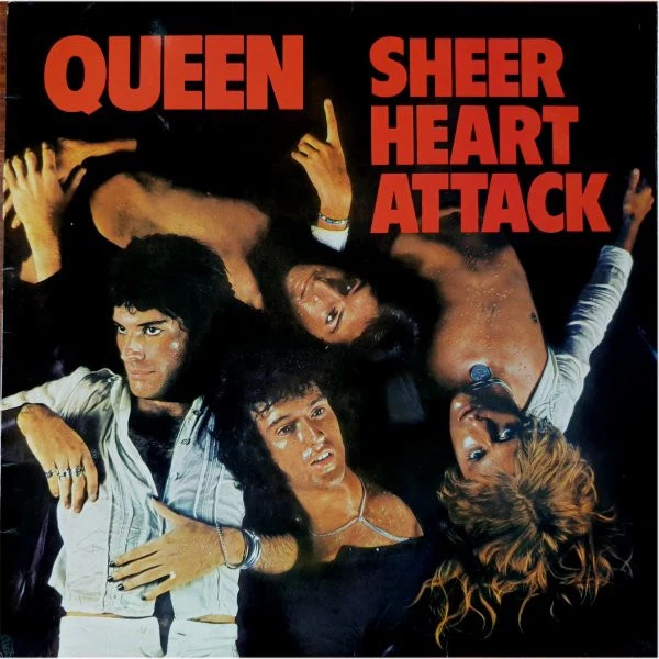 QUEEN, Sheer Heart Attack (EMI; EMC 3061, UK 1974, Laminated Sleeve With Trident Logo On Rear, Inner With Two Cut Corners, 3U/4U TML-S Runouts) LP VG/G+