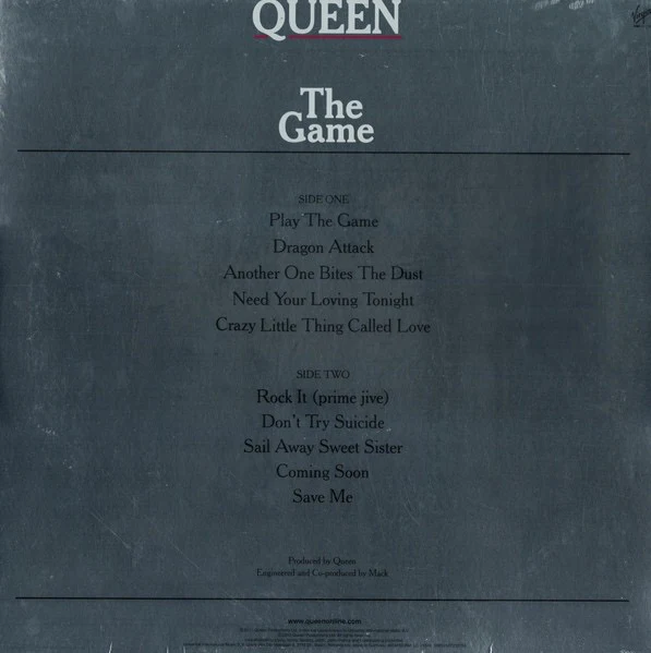 QUEEN, The Game (EMI; 00602547202758, UK 2015 Reissue, Silvered Sleeve, Inner, Half-Speed Mastered) LP VG+/VG+ - Image 2