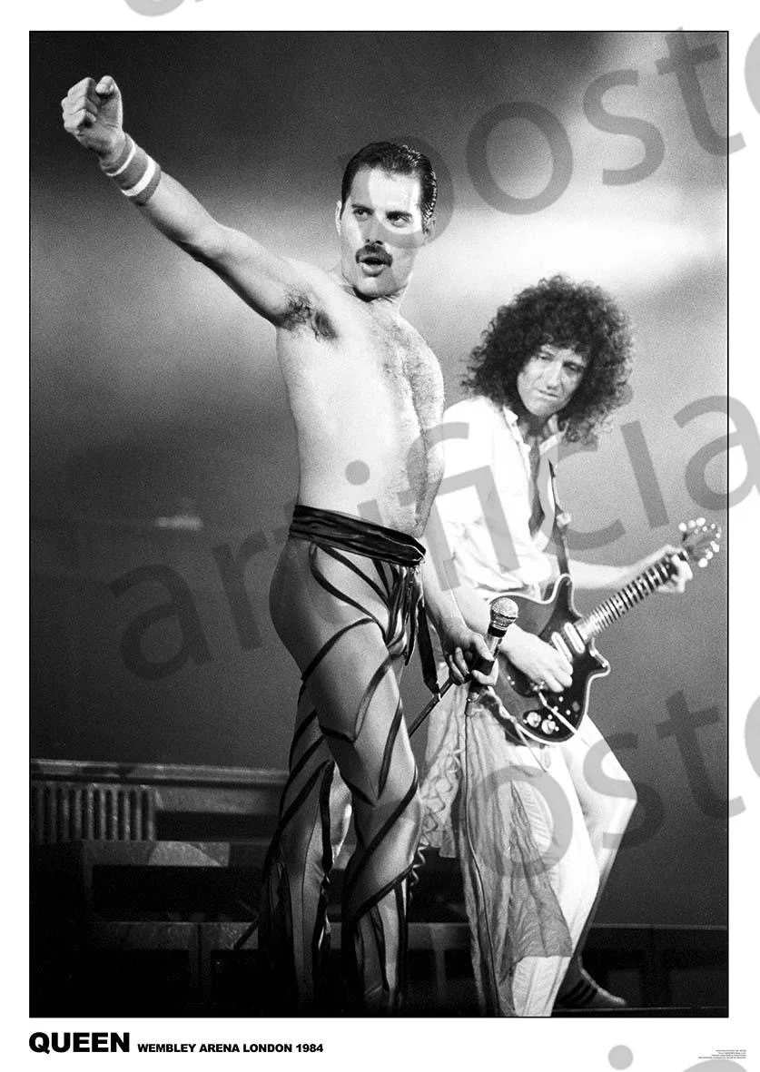 QUEEN, Wembley 1984 Poster (84.1cm x 59.4cm; ART308, UK ) Accessories NEW/NEW