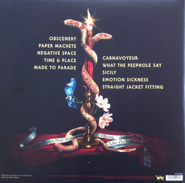 QUEENS OF THE STONE AGE, In Times New Roman... (Matador; OLE1947LP4, Europe 2023, Gatefold, 2 Inserts, Silver Vinyl) 2xLP VG/VG+ - Image 2