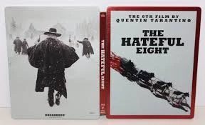 QUENTIN TARANTINO, The Hateful Eight (Anchor Bay Entertainment; BD64386, US 2016, Steelbook, Info Sheet) Blu-Ray VG+/VG