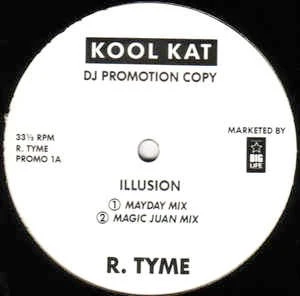 R-TYME, Illusion / R-Theme (Kool Kat; R. TYME PROMO 1, UK 1989, Promo) 12" /VG+