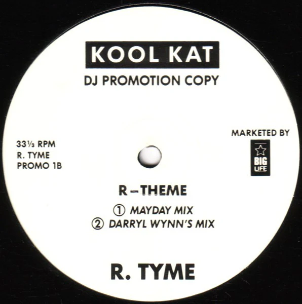 R-TYME, Illusion / R-Theme (Kool Kat; R. TYME PROMO 1, UK 1989, Promo) 12" /VG+ - Image 2