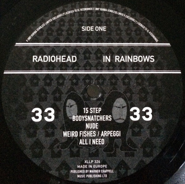 RADIOHEAD, In Rainbows (XL; XLLP324, UK 2022 Reissue, Inner, 180 Gram Vinyl) LP NEW/NEW - Image 3