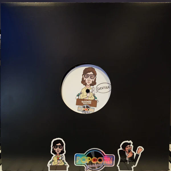 RADIOMARC, Popcorn 002 (Popcorn groove ; PG002, Italy 2024, 3 Stickers), SALE - Up to 50% Off the Original Price 12" /EX