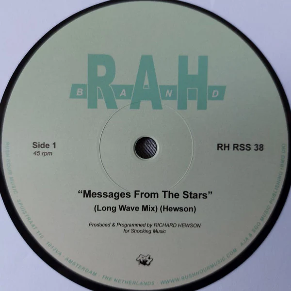 RAH BAND, Messages From The Stars (Rush Hour; RH RSS 38, Netherlands 2025 Reissue) 12" VG+/VG - Image 2