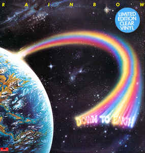 RAINBOW, Down To Earth (Polydor; POLD 5023, UK 1979, Inner, Clear Vinyl.) LP VG/VG+