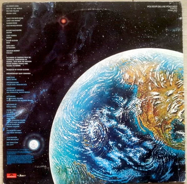RAINBOW, Down To Earth (Polydor; POLD 5023, UK 1979, Inner, Clear Vinyl.) LP VG/VG+ - Image 2
