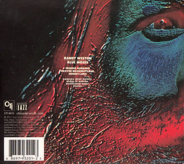 RANDY WESTON, Blue Moses (CTI Records; CTI 6016, US 2011 Reissue) CD VG+/EX - Image 2