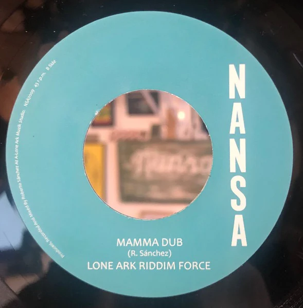 RAS TEO / LONE ARK RIDDIM FORCE, Mother / Mamma Dub (Nansa; NSA7009, Spain 2022, Card Sleeve) 7" VG+/VG+ - Image 2